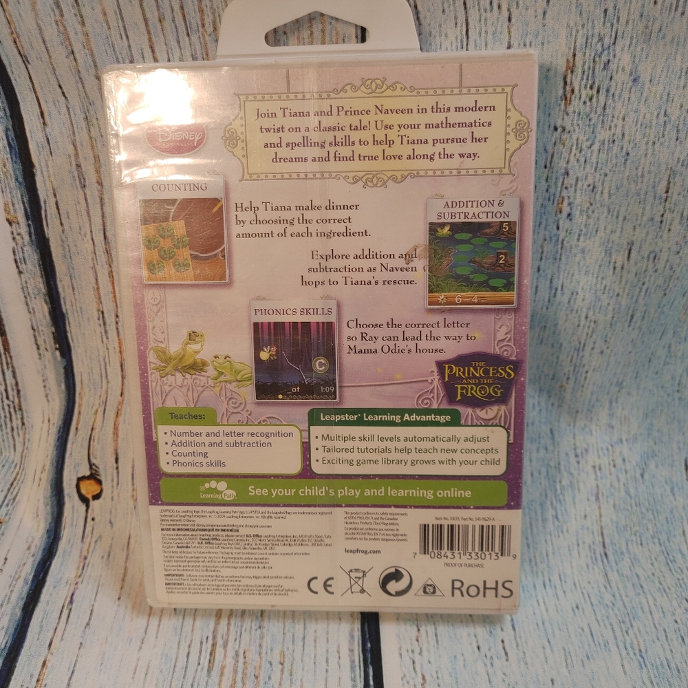 Leapster Learning Game The Princess and the Frog